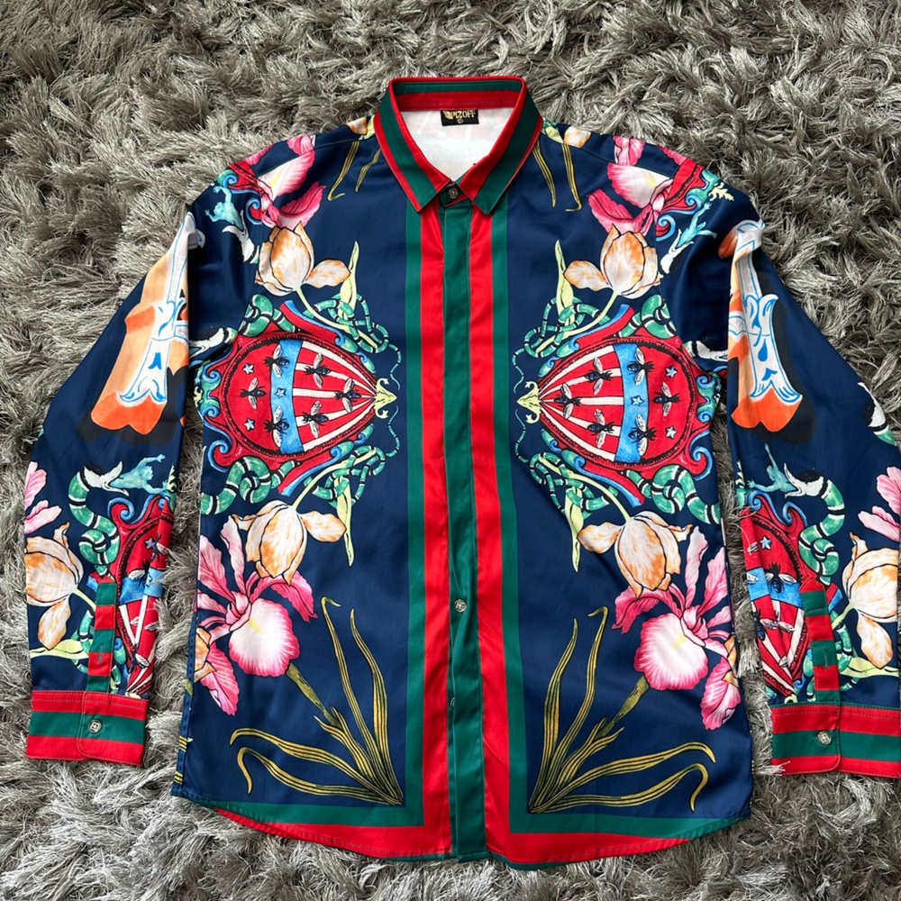 GUCCI Style Dress Shirt